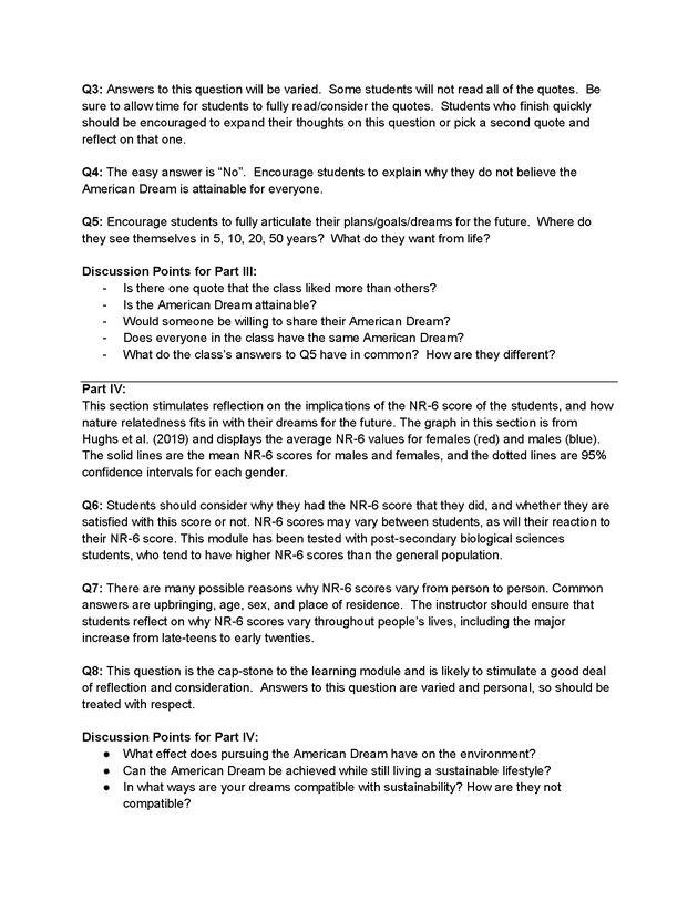 Are Humans Natural? Nature Relatedness and the American Dream - Main 3